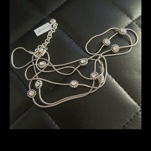 Brighton twinkle Silver tone Necklace Accents